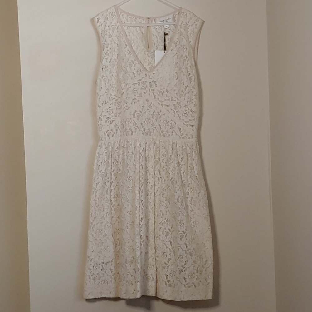 Jill Stuart Dasha Lace Dress Ivory Cream Size 6